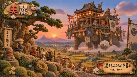 粘土細工の夕暮れ旅祭り thumbnail