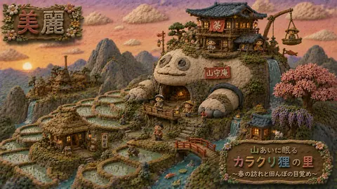 粘土細工の山あいに眠る狸の里 thumbnail