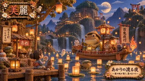 灯火と妖怪の夏祭り thumbnail