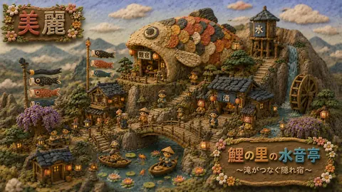 鯉の里、灯り揺れる粘土村 thumbnail