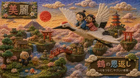 粘土細工の鶴と浮島ものがたり thumbnail