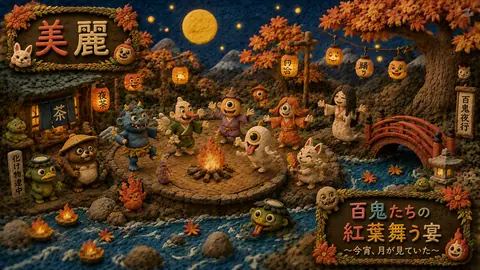 月夜の妖怪紅葉舞い宴 thumbnail