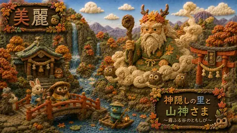 秋彩の粘土細工、山神さまの谷 thumbnail