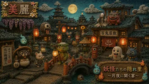 月夜の妖怪隠れ里宴 thumbnail