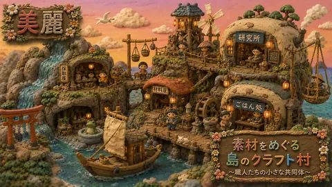夕暮れの粘土細工クラフト村 thumbnail