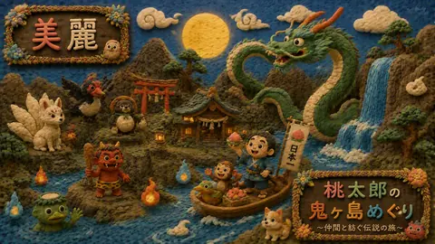粘土細工の桃太郎と竜の月夜旅 thumbnail