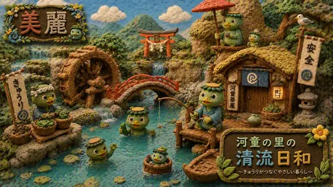 粘土細工の河童清流村 thumbnail