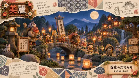 粘土細工の百鬼夜行祭り thumbnail