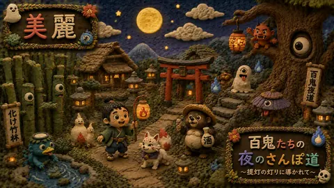 粘土細工の百鬼夜行さんぽ道 thumbnail