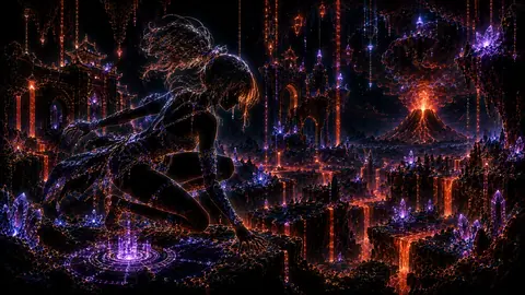 ネオン溶岩窟のクリスタル戦士 thumbnail