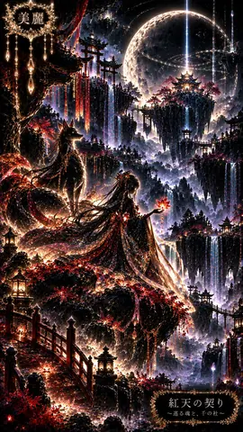 幻想夜景と紅葉の狐守り thumbnail