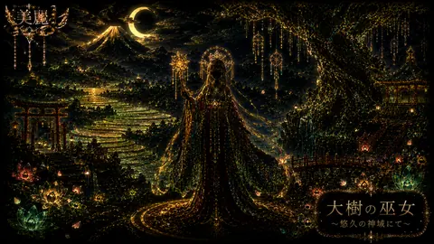金色に輝く大樹の巫女と神域 thumbnail