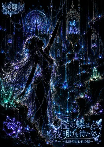 檻の蝶が待つ幻想夜明け thumbnail