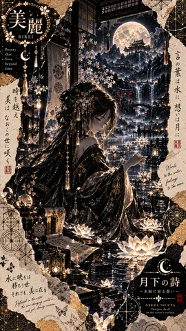 美麗影絵・発光ラインアート