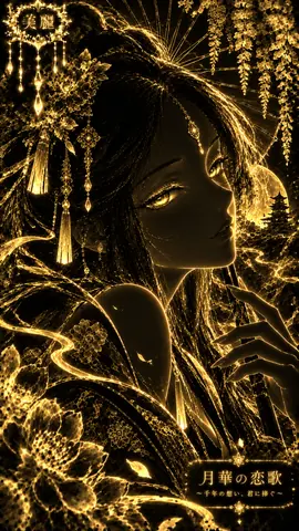 金色の月華、美麗な和装幻想 thumbnail
