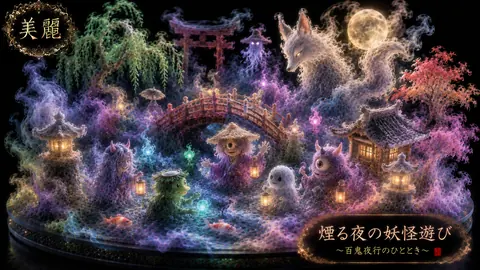 煙る夜の妖怪ミニチュア thumbnail