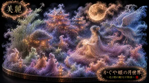 雲煙で描くかぐや姫の月世界 thumbnail
