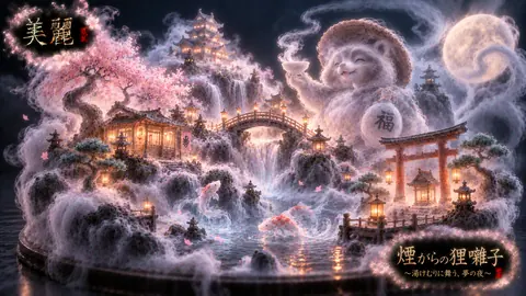 霧煙の狸囃子、夢幻の夜空 thumbnail