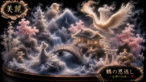 霧煙に浮かぶ鶴の恩返し thumbnail