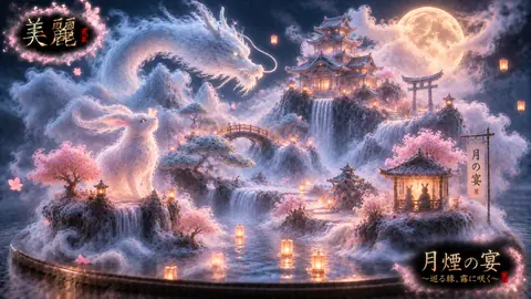 霧に浮かぶ月宴の幻想庭園 thumbnail