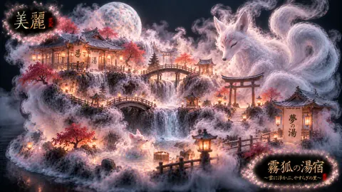 霧に浮かぶ狐の湯宿 thumbnail