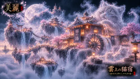 雲上に浮かぶ猫の湯宿 thumbnail