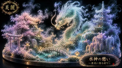 霧煙の水神と桜の里 thumbnail
