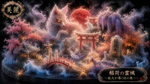霧に包まれた稲荷の霊域 thumbnail