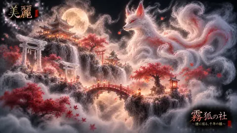 霧に浮かぶ狐神の社 thumbnail