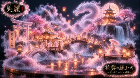 霞む桜の雲祭り thumbnail