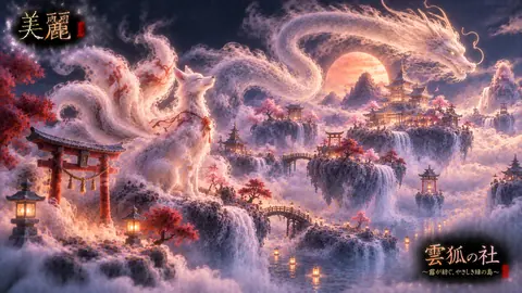 霧雲に舞う狐神社 thumbnail