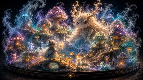 雲角の守護精霊と光るキノコ村 thumbnail