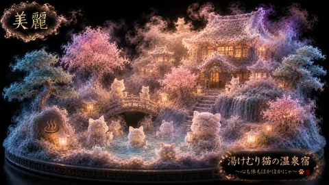 光輝く猫の湯けむり温泉宿 thumbnail