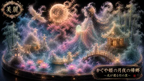霧の幻想郷、かぐや姫の月夜 thumbnail
