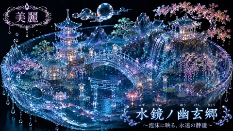 水鏡に浮かぶ幽玄の水郷 thumbnail