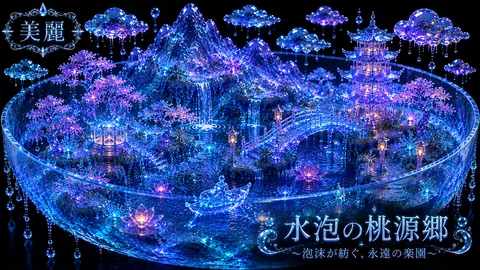 水泡の桃源郷、輝く液晶庭園 thumbnail