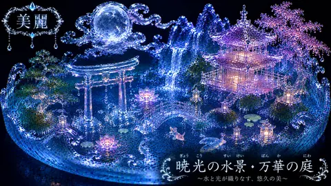 水晶の水景、万華の庭 thumbnail