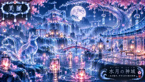 水月の水晶神社町 thumbnail