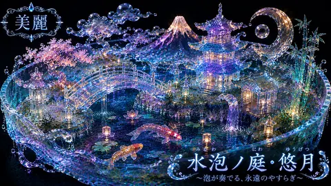 水泡の庭、悠月の幻想水景 thumbnail