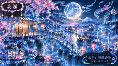 水晶水都と月夜の幻想絵巻 thumbnail