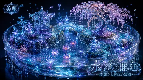 水鏡に浮かぶ雅な液体庭園 thumbnail