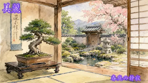 春庭を望む静かな和室 thumbnail
