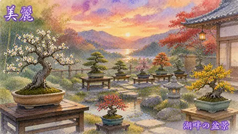 夕映えの湖畔盆景展 thumbnail