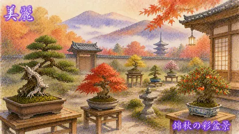 錦秋の彩り盆栽庭園 thumbnail