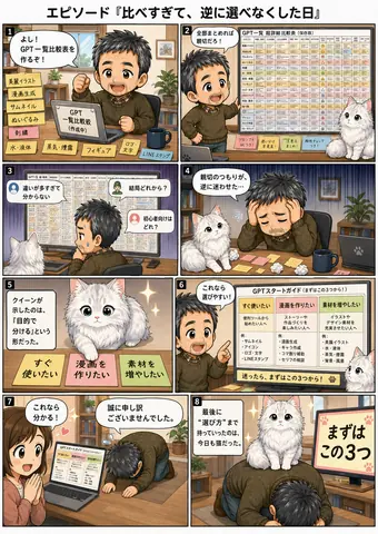 比べすぎて、逆に選べなくした日 thumbnail