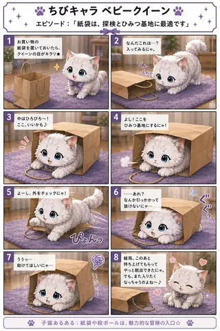 紙袋は、探検とひみつ基地に最適です thumbnail