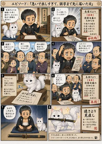 急いで出しすぎて、誤字まで先に届いた日 thumbnail