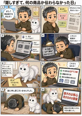 隠しすぎて、何の商品か伝わらなかった日 thumbnail