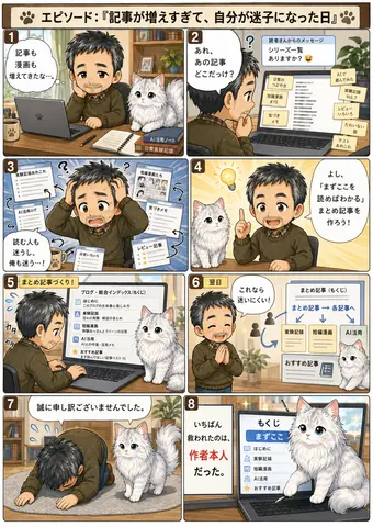 記事が増えすぎて自分が迷子になった日 thumbnail