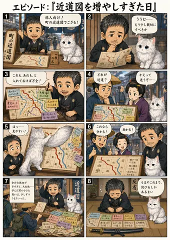 近道図と猫の大活躍 thumbnail